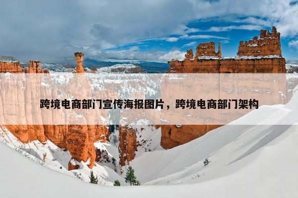 跨境电商部门宣传海报图片，跨境电商部门架构