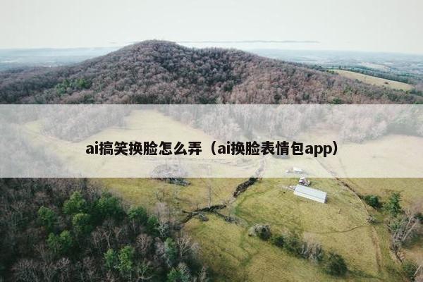 ai搞笑换脸怎么弄（ai换脸表情包app）