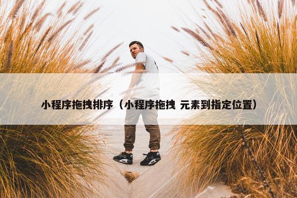 小程序拖拽排序（小程序拖拽 元素到指定位置）