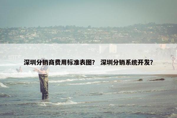 深圳分销商费用标准表图？ 深圳分销系统开发？