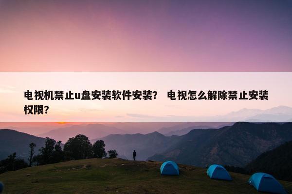 电视机禁止u盘安装软件安装？ 电视怎么解除禁止安装权限？
