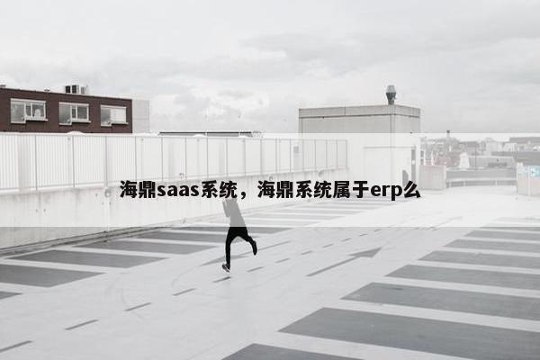 海鼎saas系统，海鼎系统属于erp么
