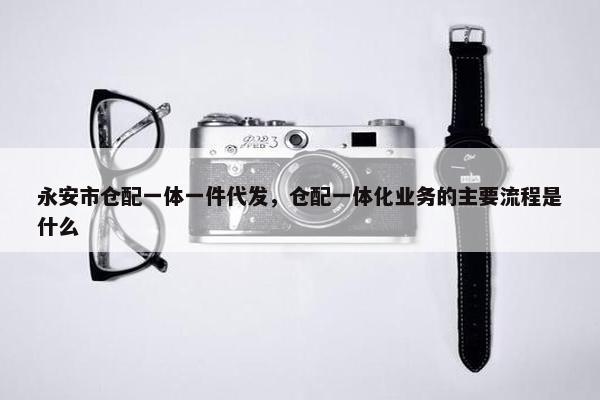 永安市仓配一体一件代发，仓配一体化业务的主要流程是什么