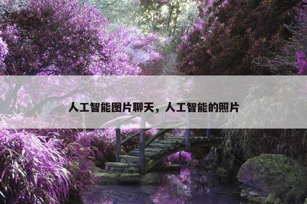 人工智能图片聊天，人工智能的照片