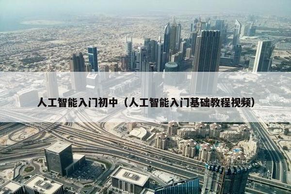 人工智能入门初中（人工智能入门基础教程视频）