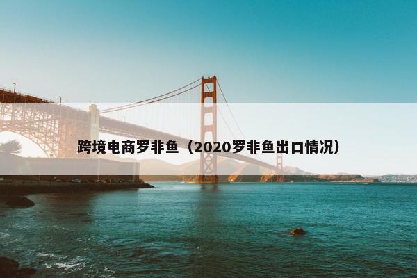 跨境电商罗非鱼（2020罗非鱼出口情况）