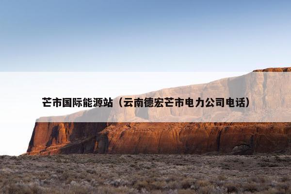 芒市国际能源站（云南德宏芒市电力公司电话）