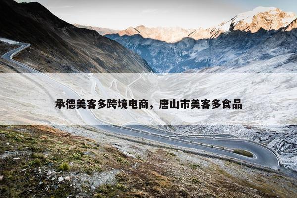 承德美客多跨境电商，唐山市美客多食品