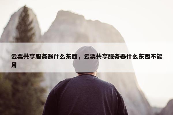 云票共享服务器什么东西，云票共享服务器什么东西不能用
