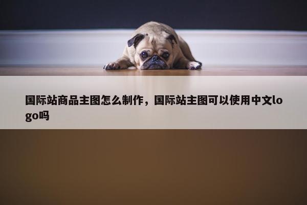 国际站商品主图怎么制作，国际站主图可以使用中文logo吗