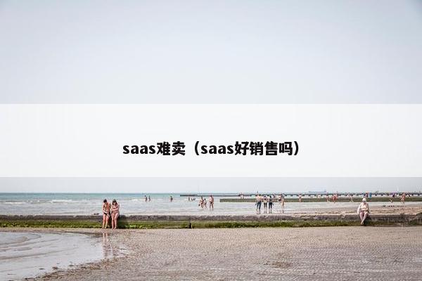 saas难卖（saas好销售吗）