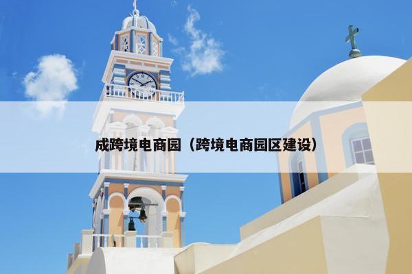 成跨境电商园（跨境电商园区建设）