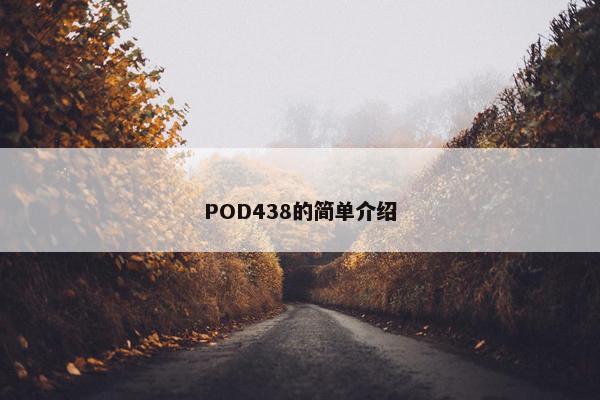 POD438的简单介绍