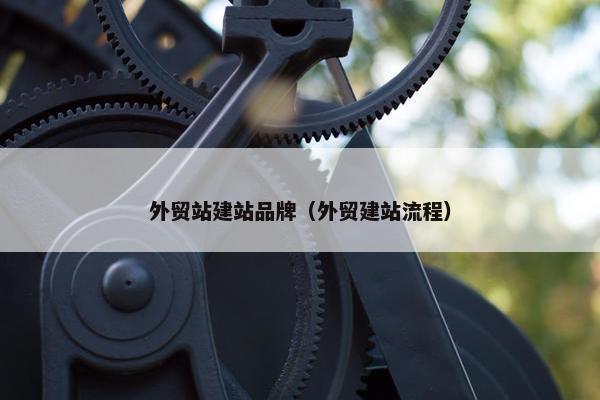 外贸站建站品牌（外贸建站流程）