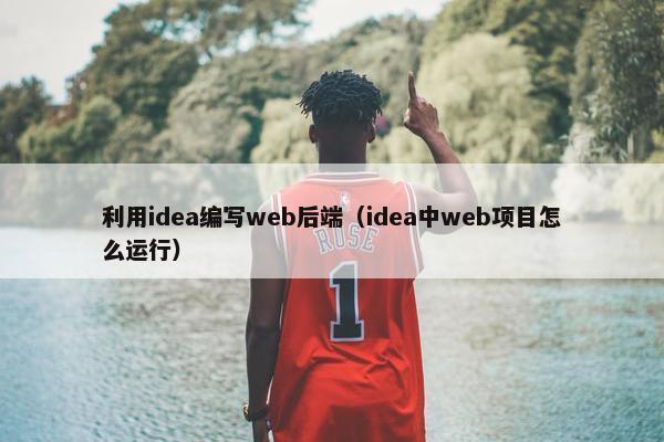 利用idea编写web后端（idea中web项目怎么运行）