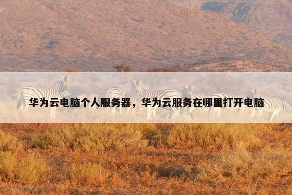 华为云电脑个人服务器，华为云服务在哪里打开电脑