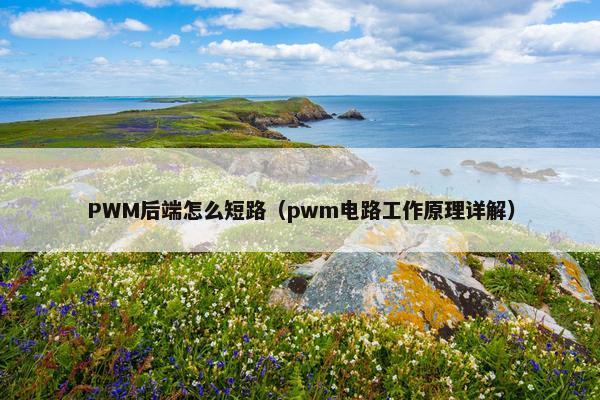 PWM后端怎么短路（pwm电路工作原理详解）