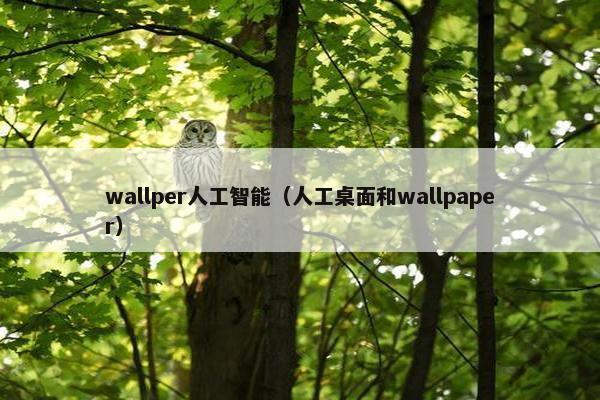 wallper人工智能（人工桌面和wallpaper）