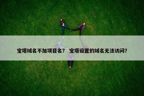 宝塔域名不加项目名？ 宝塔设置的域名无法访问？