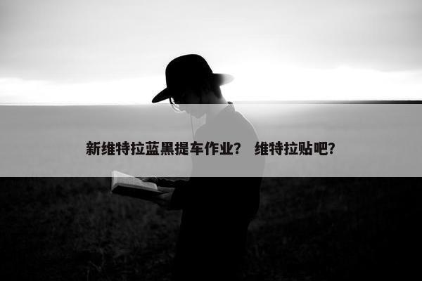 新维特拉蓝黑提车作业？ 维特拉贴吧？