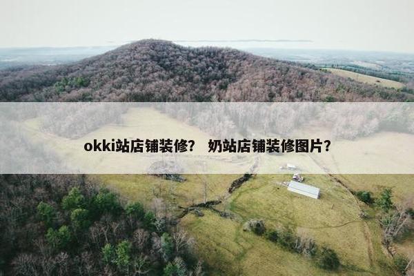 okki站店铺装修？ 奶站店铺装修图片？