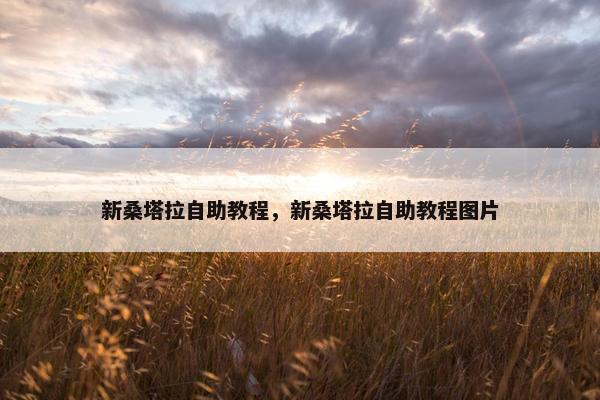 新桑塔拉自助教程，新桑塔拉自助教程图片