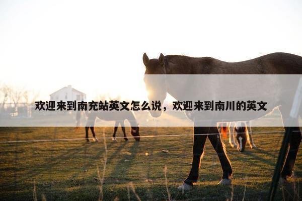 欢迎来到南充站英文怎么说，欢迎来到南川的英文