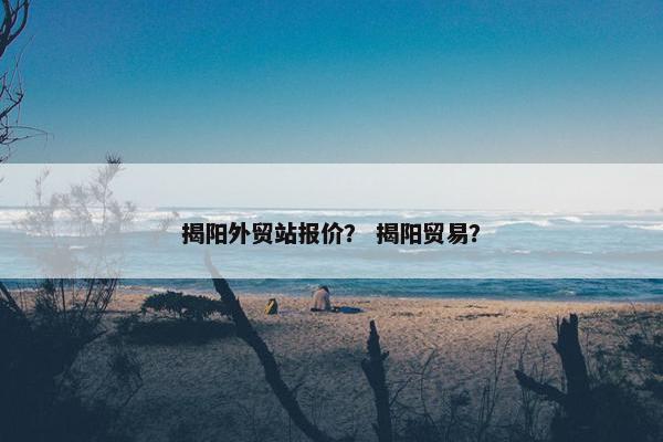 揭阳外贸站报价？ 揭阳贸易？