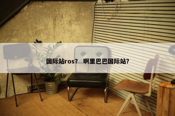 国际站ros？ 啊里巴巴国际站？