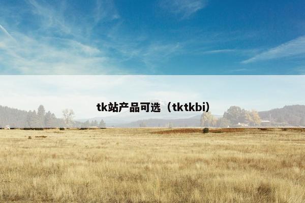 tk站产品可选（tktkbi）