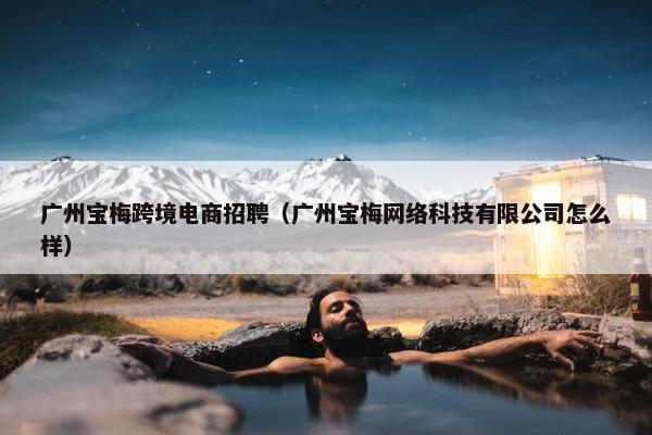 广州宝梅跨境电商招聘（广州宝梅网络科技有限公司怎么样）