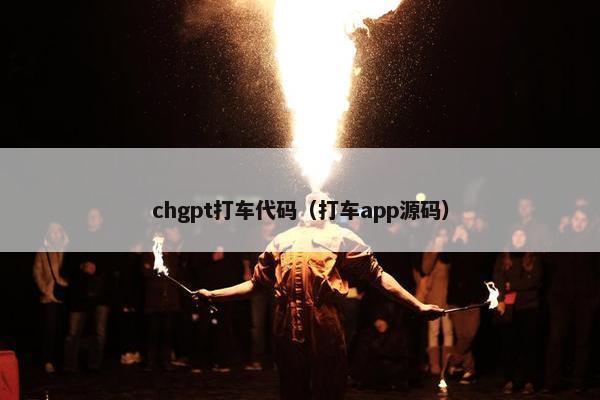 chgpt打车代码（打车app源码）