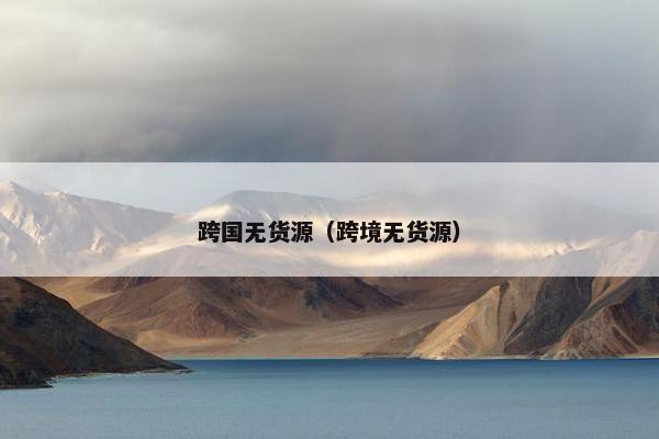 跨国无货源（跨境无货源）