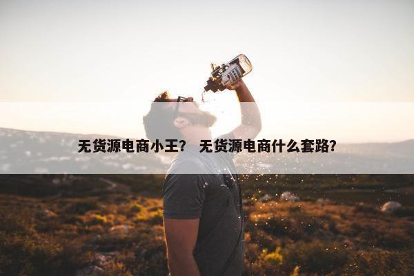无货源电商小王？ 无货源电商什么套路？