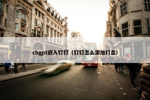 chgpt嵌入钉钉（钉钉怎么添加钉盘）