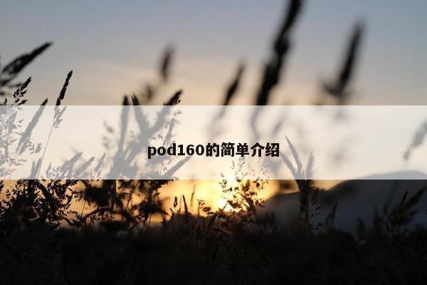 pod160的简单介绍