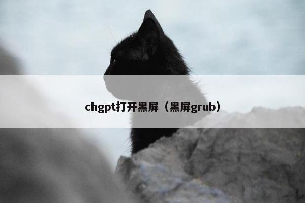 chgpt打开黑屏（黑屏grub）