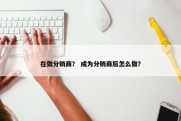 在做分销商？ 成为分销商后怎么做？