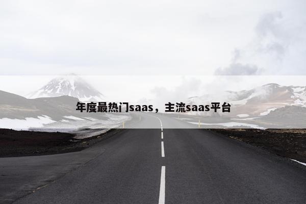 年度最热门saas，主流saas平台