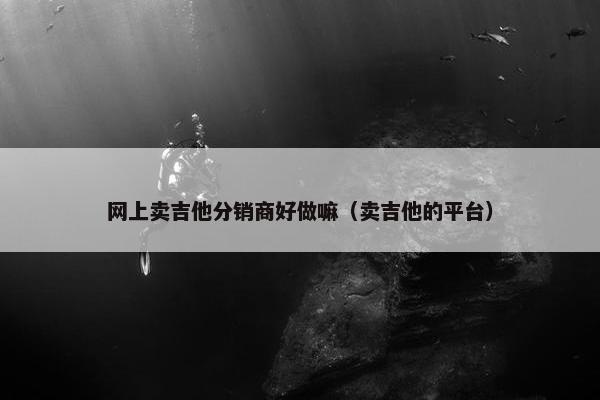 网上卖吉他分销商好做嘛(卖吉他的平台)