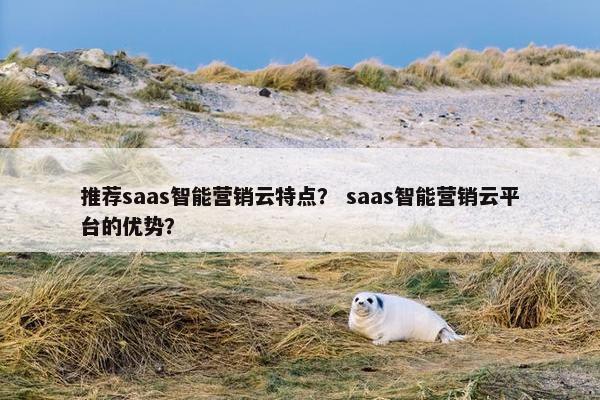 推荐saas智能营销云特点？ saas智能营销云平台的优势？