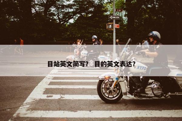 目站英文简写？ 目的英文表达？