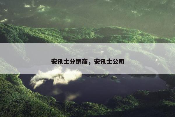 安讯士分销商，安讯士公司