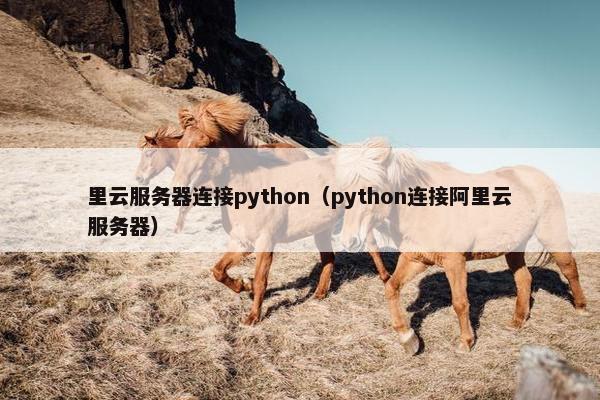 里云服务器连接python（python连接阿里云服务器）